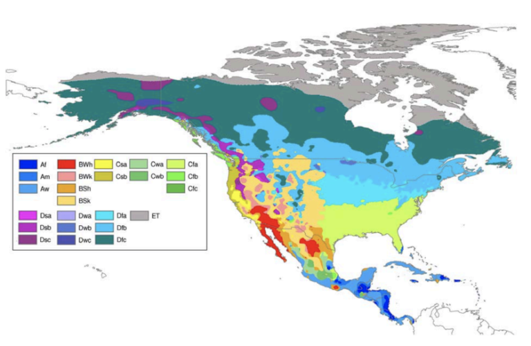 Climate Classification of Washington State
